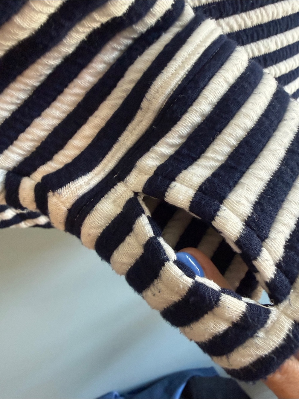 Vineyard Vines Women’s The Shep Shirt Navy & White Striped Half-Zip Pullover ⚓️ - Picture 6 of 7